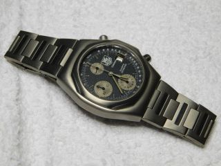 Vintage TAG Heuer 223.  206 Titanium & Carbon Fiber Quartz Chronograph Watch 2