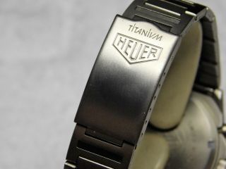 Vintage TAG Heuer 223.  206 Titanium & Carbon Fiber Quartz Chronograph Watch 4