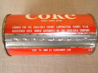 Vintage Diamond Coca Cola can 13 FL OZ,  Australian Rare 5