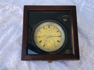 RARE 2 Day Marine Chronometer Nautical Ship Clock by Thomas Bassnett,  Liverpool 10