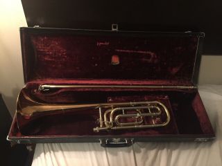 Vintage Conn 8h Bach 42b Hybrid Trombone W/ Conn Case Awesome
