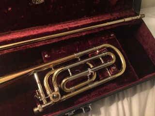 Vintage Conn 8H Bach 42B Hybrid Trombone w/ Conn Case Awesome 3