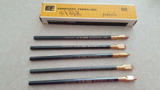 5 Rare Vintage Eberhard Faber Inc.  Blackwing 602 Unsharpened Pencils