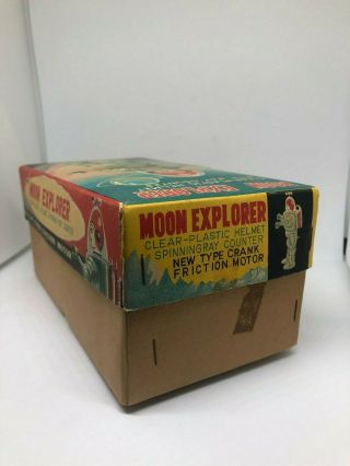 Vintage 1950 ' s Yoshiya (Japan) X - 15 Moon Explorer Robot w/ Box 10