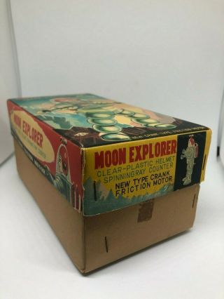 Vintage 1950 ' s Yoshiya (Japan) X - 15 Moon Explorer Robot w/ Box 9