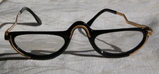 Cazal Vintage Eyeglasses - Nos - Model 641 - Col.  661 - Gold,  Black