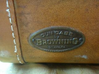 Vintage Browning St.  Louis MO Gun Case - S&H USA 9