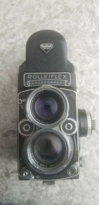 Rolleiflex 2.  8f 2440344 Camera Vintage Planar Carl Zeiss