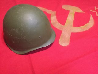 Soviet Russian Helmet Ssh - 40 Good Shape Wwii,  Post War