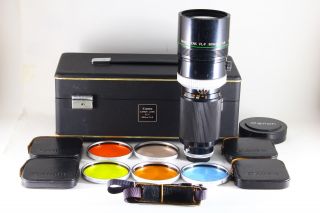 [rare / Cla] Canon Fl - F 500mm F/5.  6 Fluorite Mf Lens W/trunk,  Filter Japan 5050