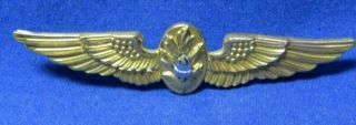 Wwii - Korean War Army Air Forces Flight Surgeon 2 3/4 Inch Wings Badge