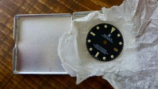 A Vintage Nos Rolex Gmt Ref.  1675 16750 Service Dial