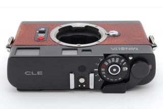 Rare,  Minolta CLE 35mm Rangefinder Camera Body w/ Grip,  - 1067 6