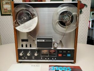 Vintage Teac 3300S Reel to Reel Player 4 Track 7 