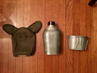 Rare Vintage French Army Canteen (a.  Bourgeat And J Pauwels Et Cie)