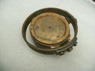 Vintage WW2 US Navy Waltham Marine Chronometer Case & Gimbal Ring 3