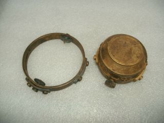 Vintage WW2 US Navy Waltham Marine Chronometer Case & Gimbal Ring 5