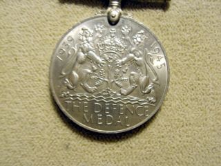 1939 - 45 WWII Defense Medal British and Commonwealth Forces Sterling ? 4