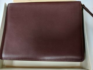 Vintage Authentic Cartier Must de Cartier Leather Clutch Bag w/ Handle 8