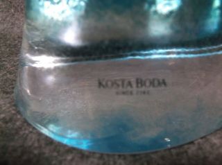 VINTAGE SIGNED KJELL ENGMAN KOSTA BODA ART GLASS HORSE STALLION 3