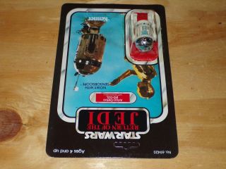 ROTJ,  R2D2 (w/sensorscope) Vintage Star Wars Return of the Jedi MOSC Hong Kong 3