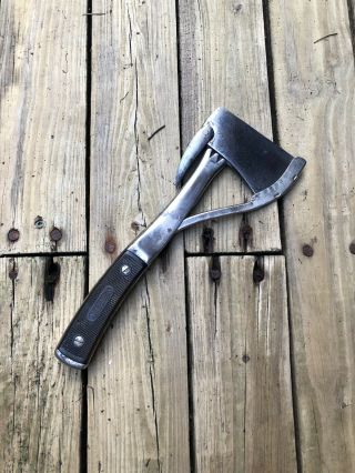 Marbles No.  2p Hatchet With Folding Spike Vintage Axe