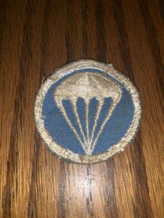 Parachute Cap Badge Overseas Us Army Patch Wwii Ww2 Ssi Ab Airborne