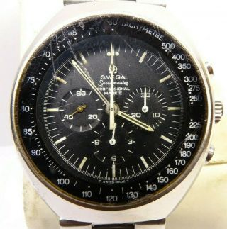Vintage Omega Speedmaster Mark Ii 17 Jewel Mens Chronograph Wrist Watch Read 861