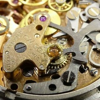 Vintage OMEGA Speedmaster Mark II 17 Jewel Mens CHRONOGRAPH Wrist Watch read 861 9
