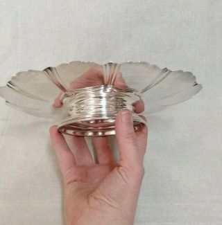 545 Grams Sterling 925 London Silver Footed Dish By R Hodd & Son