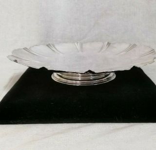 545 grams Sterling 925 London silver footed dish by R Hodd & Son 2