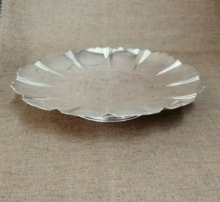 545 grams Sterling 925 London silver footed dish by R Hodd & Son 4