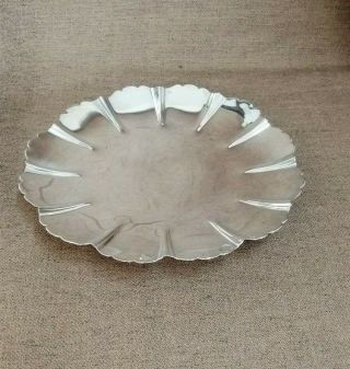 545 grams Sterling 925 London silver footed dish by R Hodd & Son 6