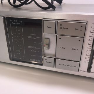 Vintage Nakamichi BX - 2 Dolby B&C 2 Head Cassette Deck Made in Japan - 3