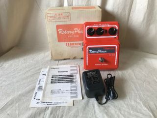 Maxon Ph - 350 Rotary Phaser Vintage Guitar Effects Pedal W/ Box,  Power Supply