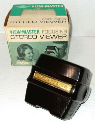 View - Master Model D Focusing Lighted Viewer 2011 Mib Vintage Sawyers