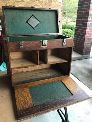 Vintage Antique H Gerstner & Sons Machinist Tool Box Chest 11 Drawers 3