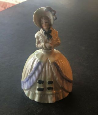 Vintage Porcelain Doll Figure Perfume Bottle