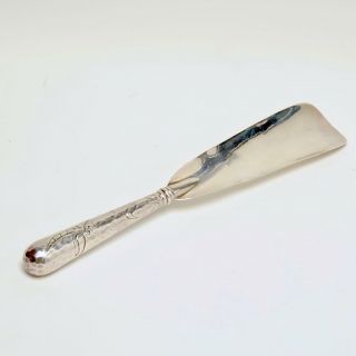 Antique Dominick & Haff Sterling Shoe Horn Dragonfly Hand Hammered Handle