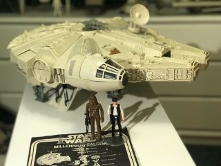 Star Wars Vintage 1979 Millennium Falcon,  Complete/works,  & Han And Chewy