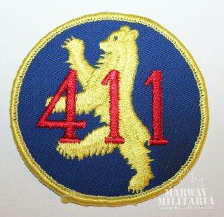 Caf Rcaf Airforce 411 Squadron Jacket Crest / Patch (17882)