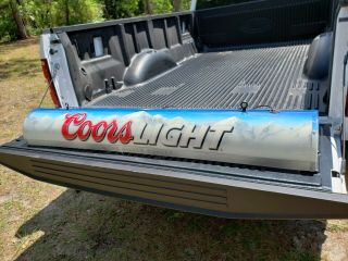 Rare Coors Light Beer Billiards Vintage Pool Table Light Bar Sign 4 