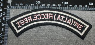 WW2,  31st Alberta Recce Regiment Cloth Shoulder Flash / Patch (17976) 2