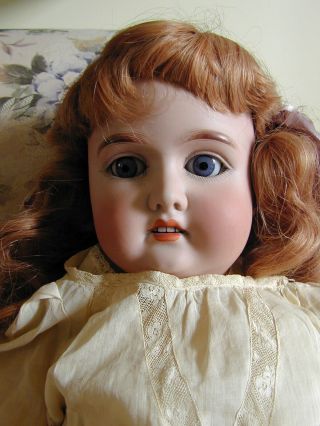 Antique Germany - Gbr 28 " Bisque Head - Comp Body - Doll W/ Clothes