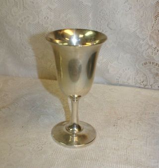 Vintage Wallace Sterling Silver 6 3/4 Inch Tall Water Goblet_6 Available