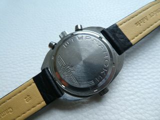 Vintage Steel POLJOT STURMANSKIE Men ' s Pilot Chronograph watch from 1980 ' s years 11