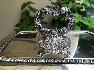 Rare 1820’s Late British Georgian Sterling Silver Lidded Vegetable Dish Server 4