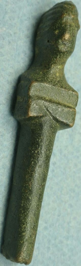 Ancient Bronze Chest Latch,  Bust