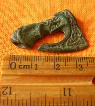 A47.  Slavic Style Bronze Axe Amulet/ Pendant
