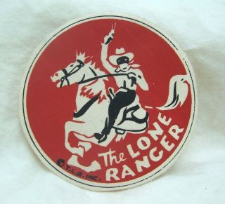 1939 Lone Ranger Fabric Clothing Patch Lone Ranger Inc.